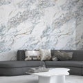 Thick Blue Marble Granite Peel and Stick Wallpaper - Removable Vinyl