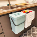 Compost Bin Kitchen Under Sink 3.2 Gallon - Sealed, Wall Mount