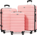 AnyZip 3-Piece Hardshell Luggage Set - Lightweight Travel Value