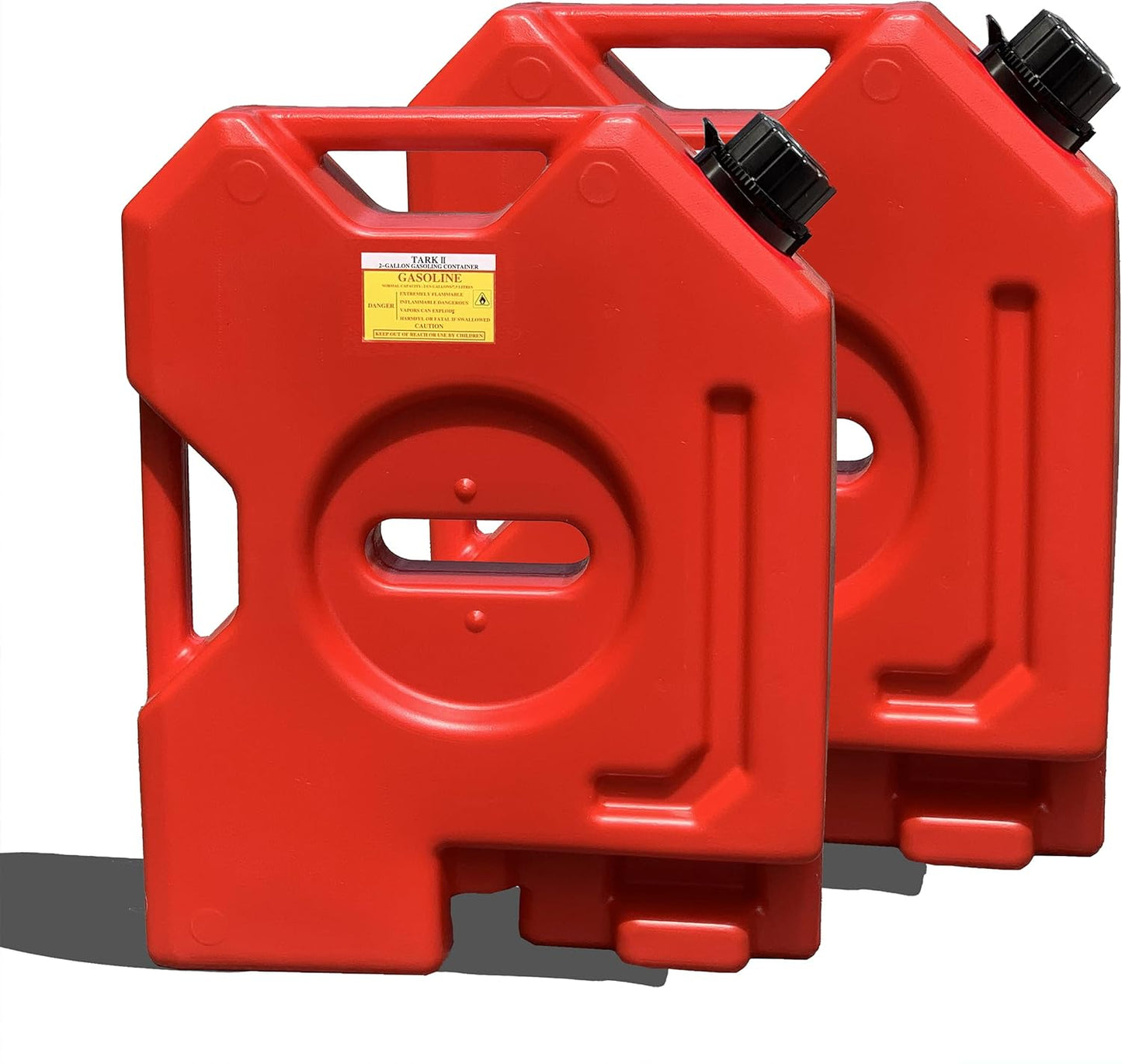 2-Gallon Gasoline Container for Vehicles - Portable Fuel Can