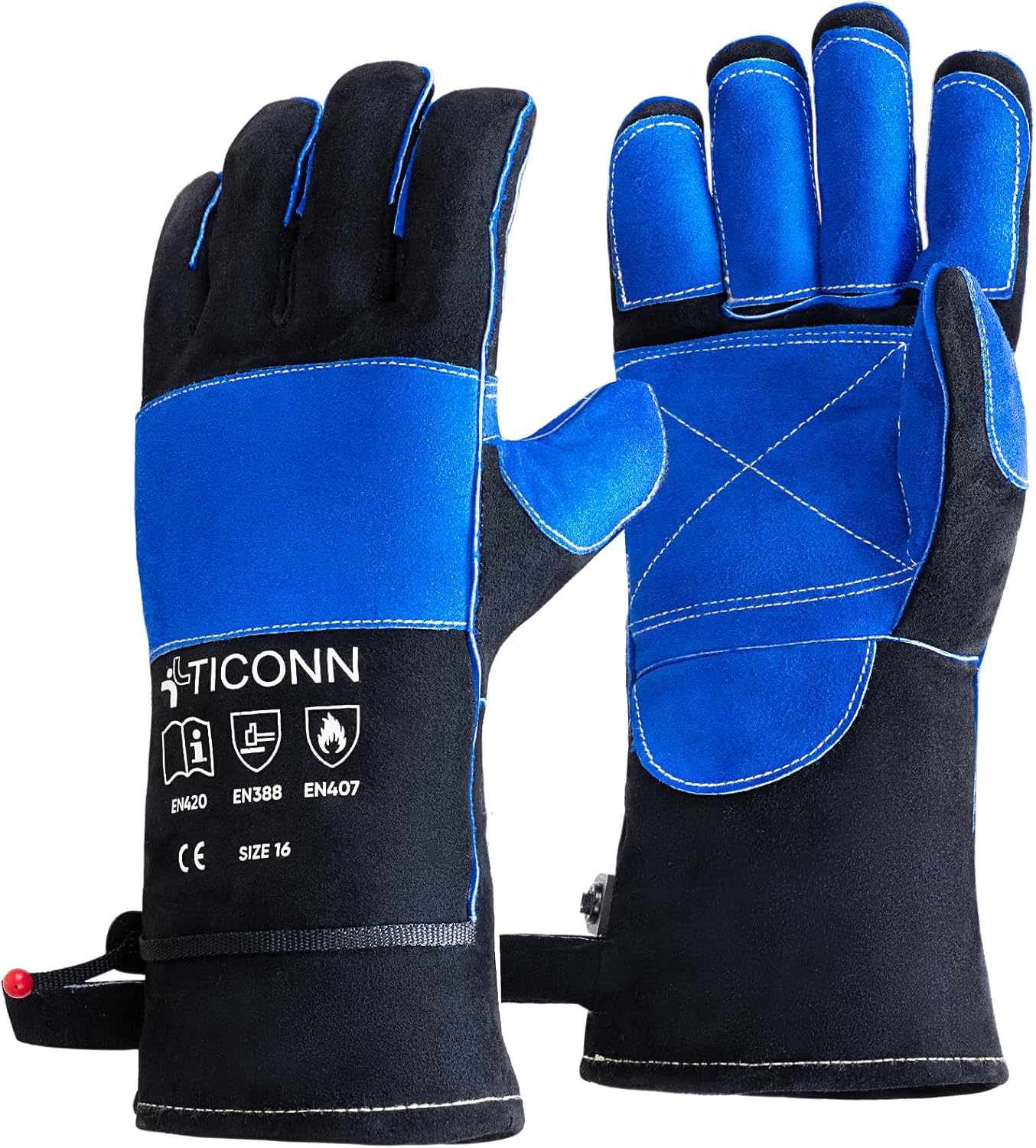 TICONN 1000F Fireproof Welding Gloves