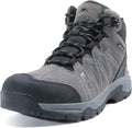 Men's Waterproof Hiking Boots Lightweight Comfortable Leather Mid wear