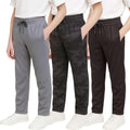 Boys Mesh Open Bottom Sweatpants 3 Pack - Adjustable Drawstring