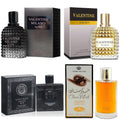 Men's Cologne Gift Set Featuring Four Iconic Scents for Any Occasion