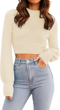 ZESICA Mock Neck Cropped Sweater - Stylish Fall Staple
