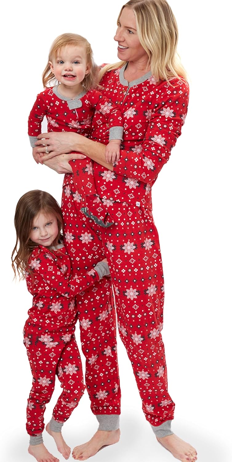 HonestBaby Family Matching Holiday Pajamas for Everyone