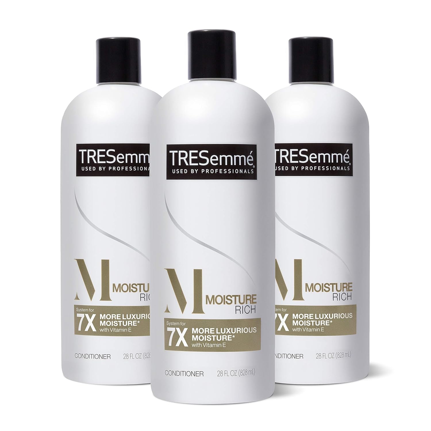 TRESemm Moisture-Rich Hydrating Conditioner 3-Pack, Pro Style Technology, 28oz|