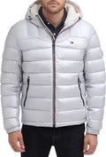 Tommy Hilfiger Midweight Sherpa Lined Hooded Puffer Jacket - Warm 2