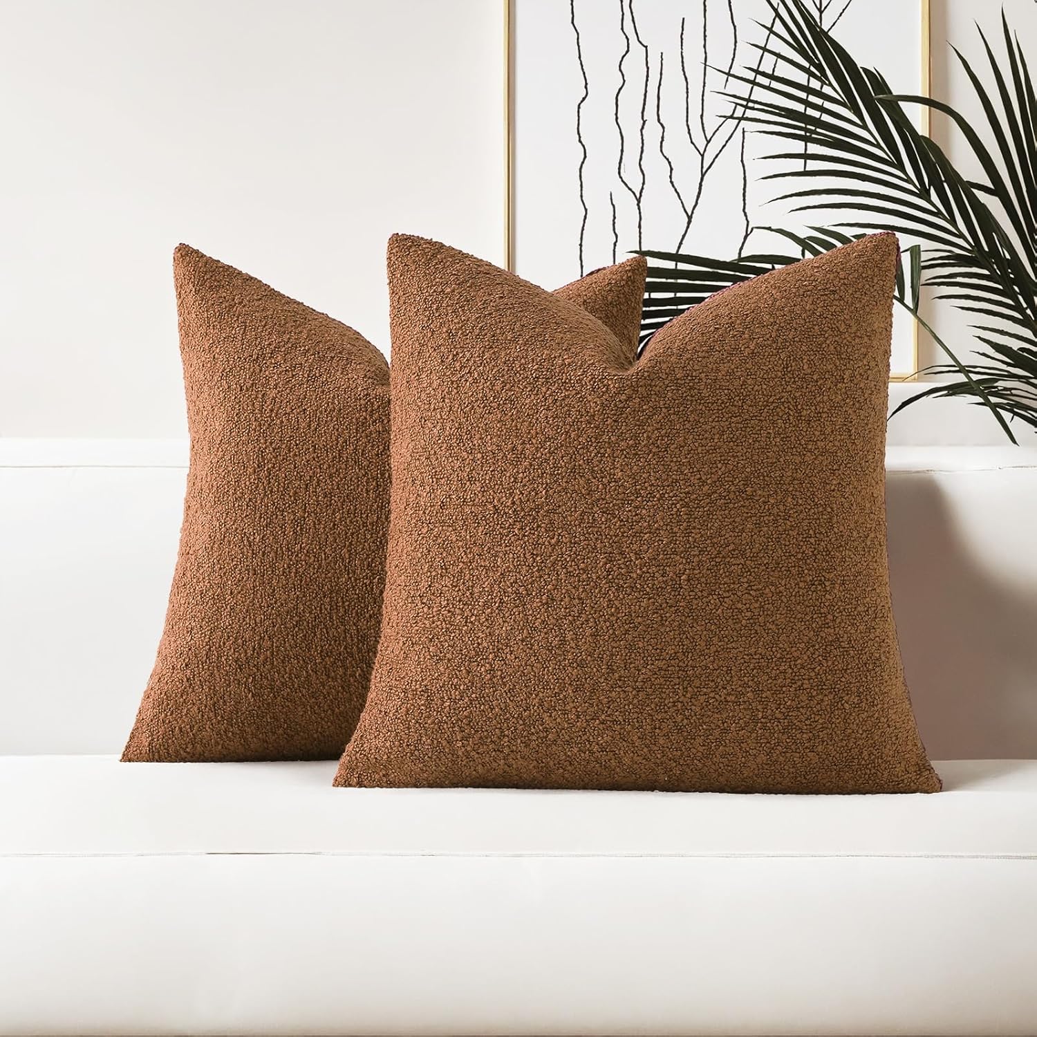 22x22 Decorative Throw Pillow Covers for Cozy Home Decor