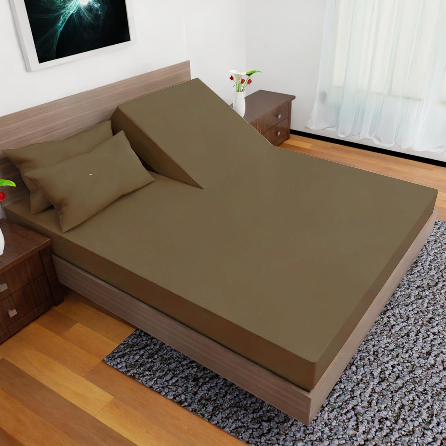 Top Split Flex Head King Size Sheet Set - Ultra-Soft Comfort