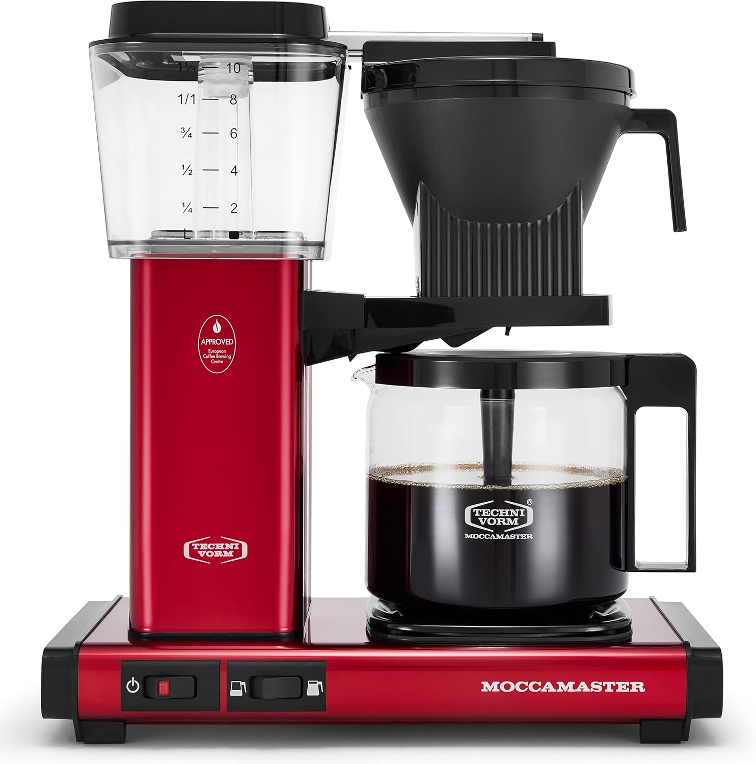 Technivorm Moccamaster 10-Cup Coffee Maker in Candy Apple Red