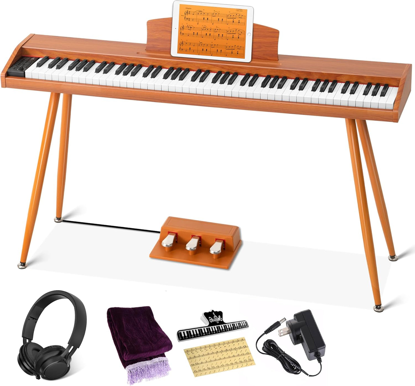 Digital Piano Keyboard 88 Key Semi-Weighted for Beginners