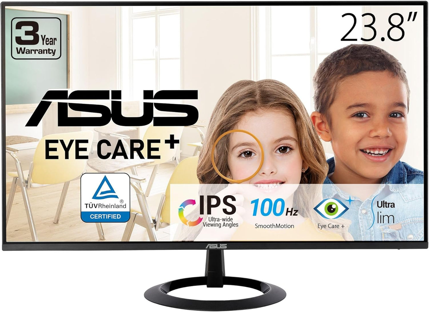 ASUS 24-inch Eye Care Monitor - IPS, Full HD, 100Hz