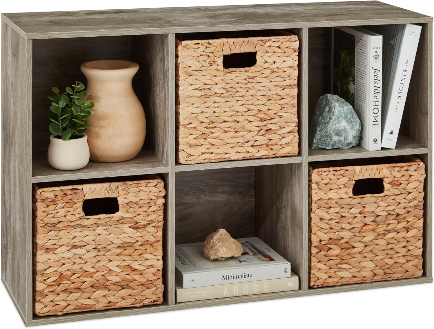 Customizable 6-Cube Storage Organizer for Home and Office