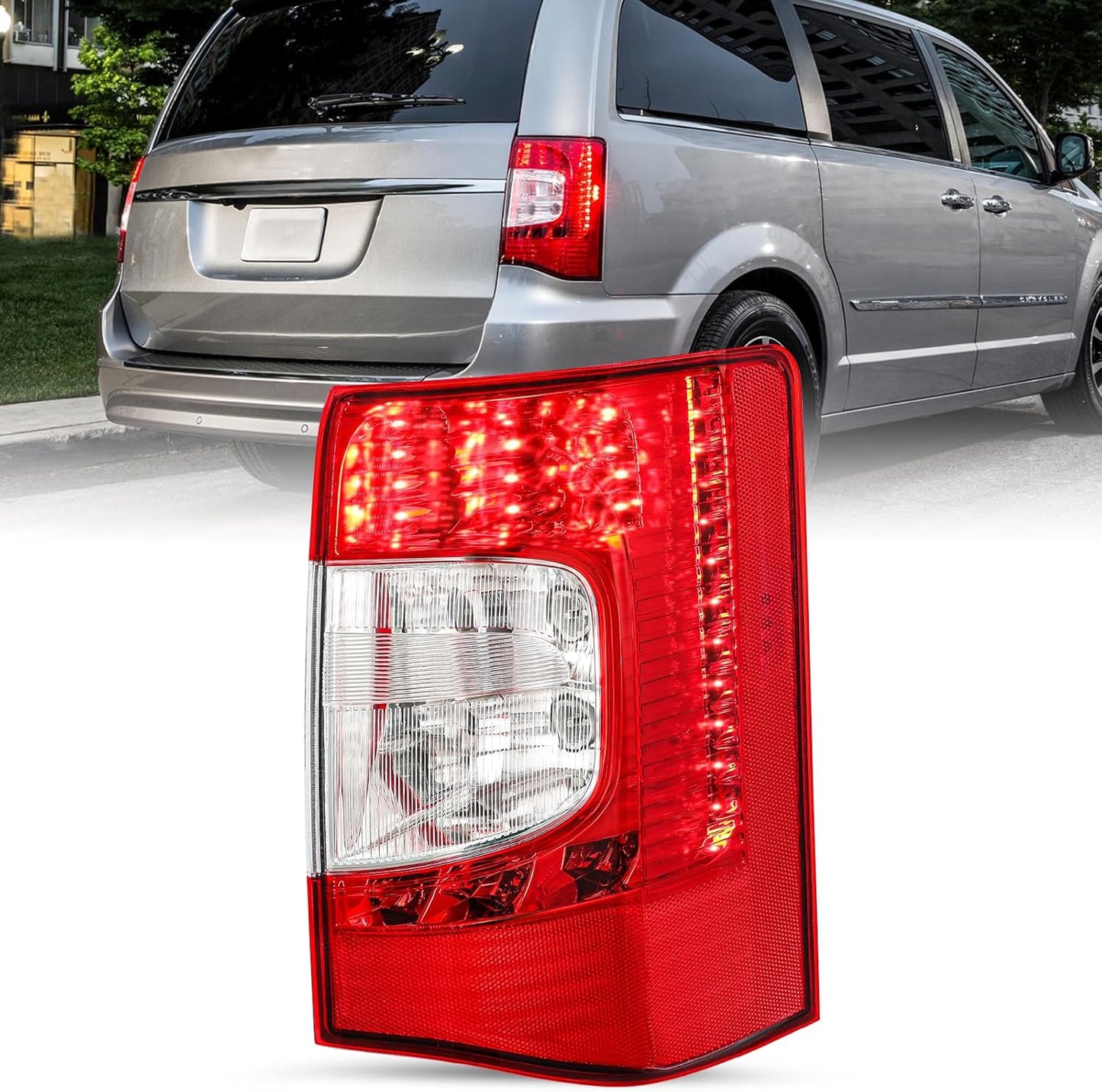 JSBOYAT Tail Lights Assembly for 2011-2016 Chrysler Town and Country