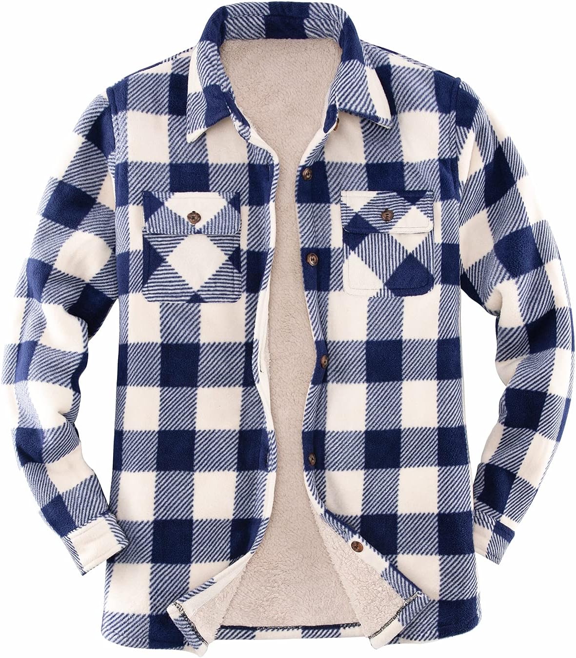 ThCreasa Womens Sherpa Fleece Lined Flannel Shirt Jacket Review