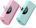 Mini Portable Charger USB-C Power Bank 5200mAh - Compact Backup