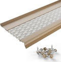 Micromesh 6 in Gutter Guards 100 ft Wicker - Stainless Steel Mesh