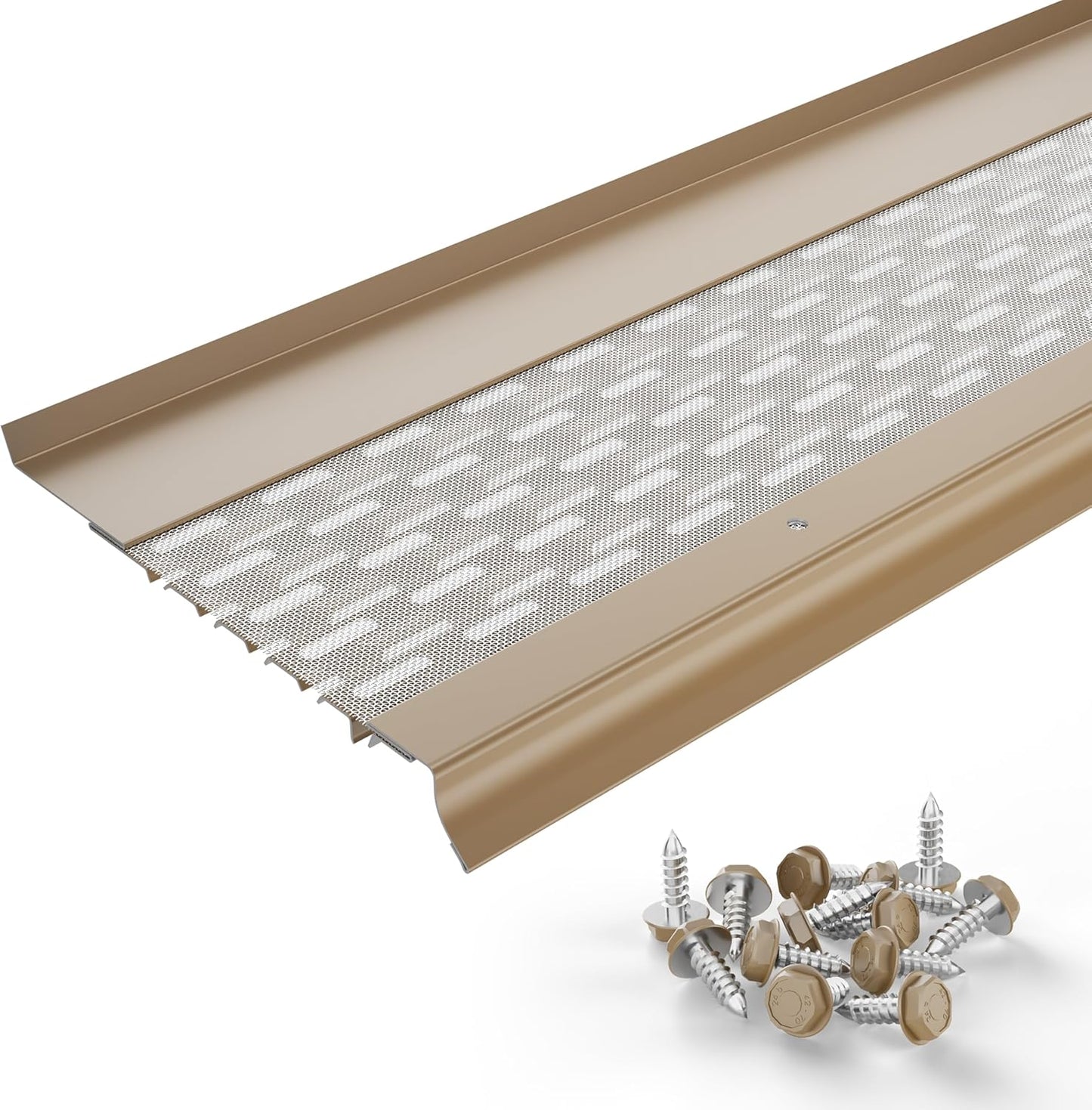 Micromesh Gutter Guards for Leaf Protection - 100 Feet Long
