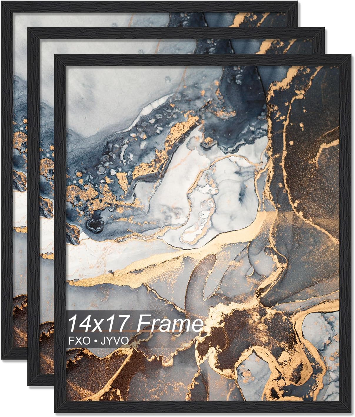 Engineered Wood 14x17 Picture Frame Set of 3 for Photos