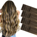 Invisi Edge Tape In Hair Extensions 4/27/4 Balayage 22in - Natural