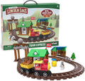 LINCOLN LOGS Sawmill Express Train - 101-Piece Real Wood Set