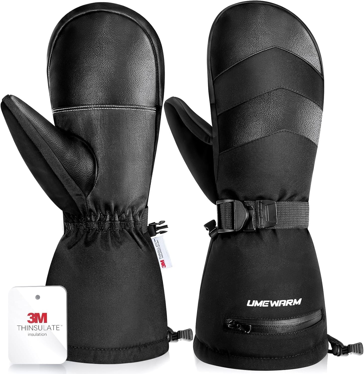 Winter Gloves for Men and Women - 3M Thinsulate Waterproof Ski Gloves
