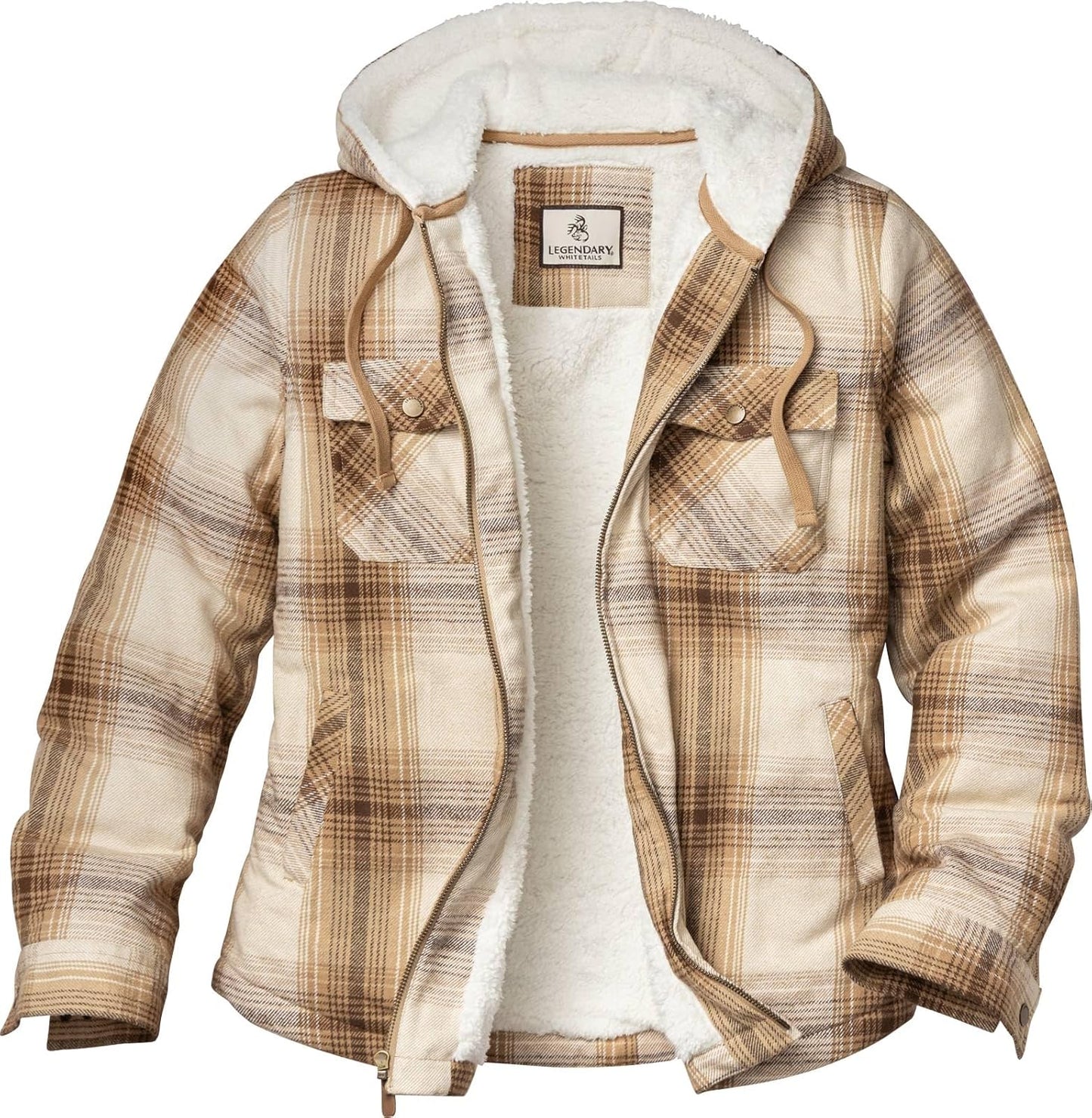 Legendary Whitetails Women's Hooded Shacket for Cozy Comfort