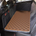 Non-Slip Pet Bed Mat for Back Seat Extender - Hair Resistant Brown