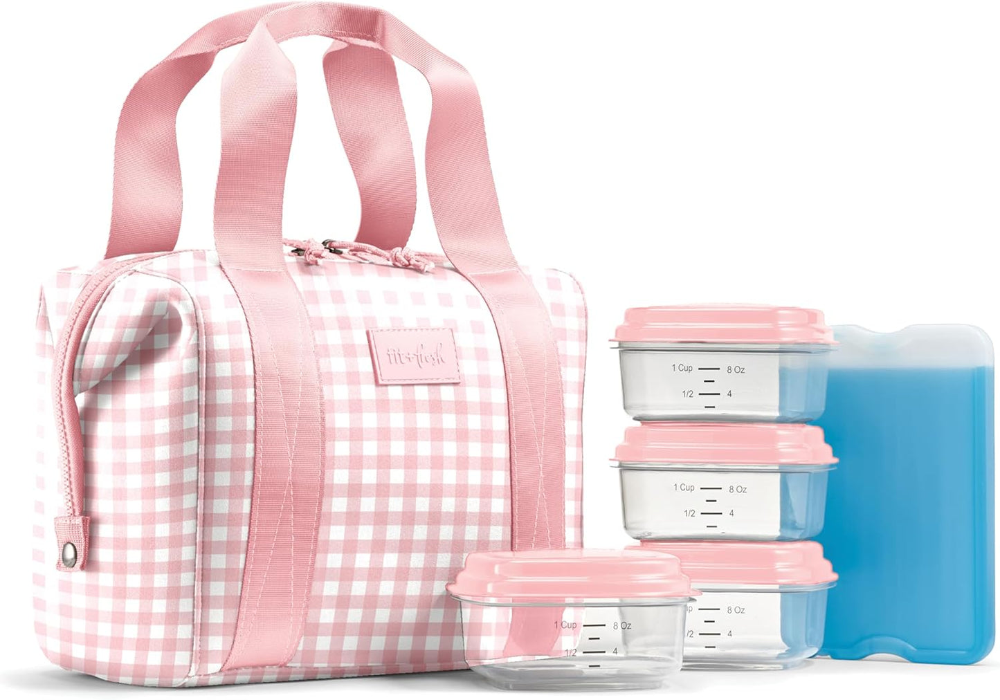 Fit & Fresh Neoprene Lunch Bag for Women - Stylish Meal Prep Kit