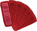 Cotton Dust Mop Refill 24in 6-Pack - Industrial Strength for Floors
