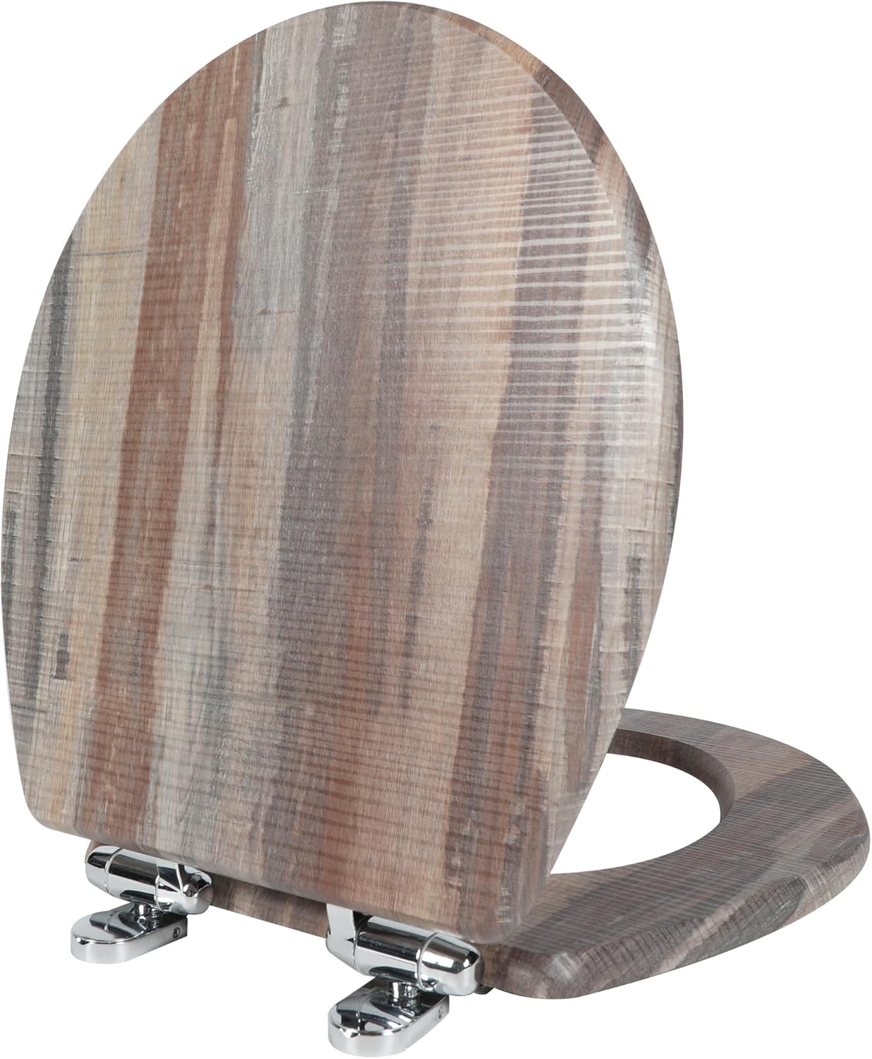 Angol Shiold Round Toilet Seat with Quiet Close and Easy Install