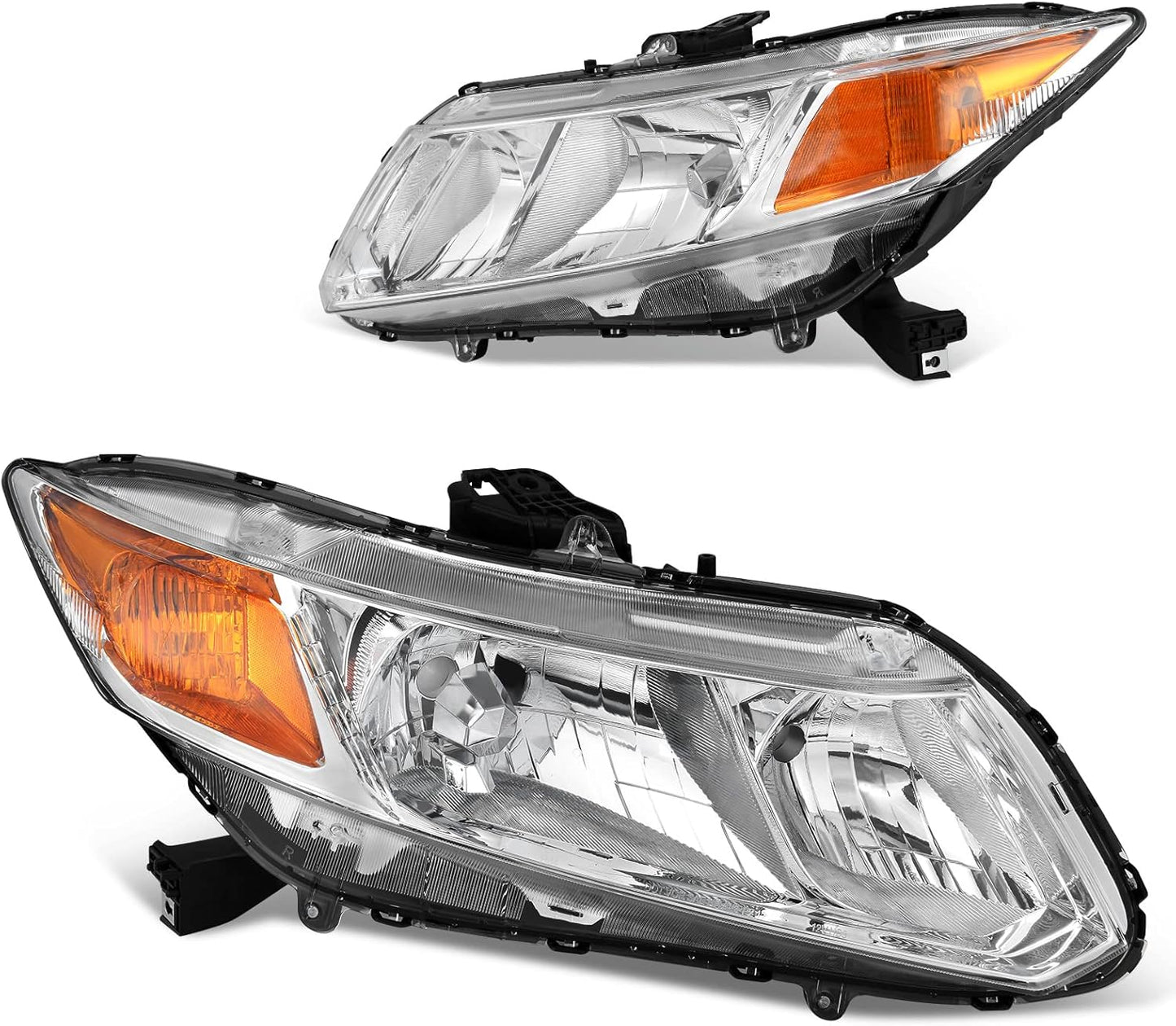 DWVO Headlight Assembly for 2012-2015 Civic Sedan & Coupe