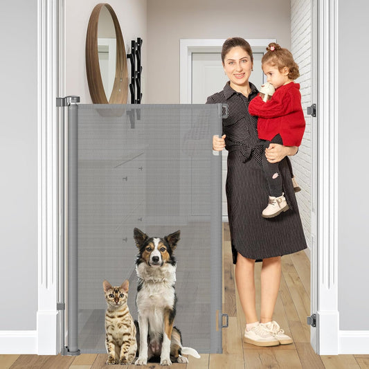 48 Inch Extra Tall Dog Gate for Indoor and Outdoor Use