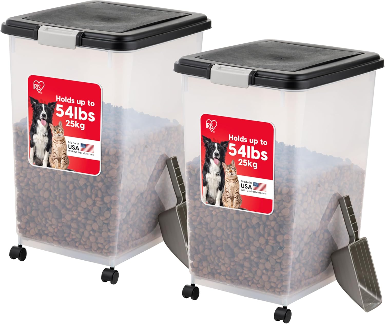 IRIS USA Airtight Dog Food Storage Container for Pet Food