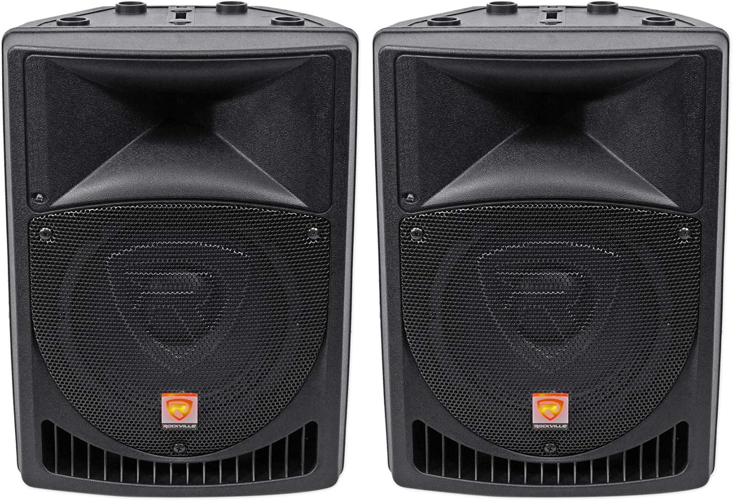 Rockville Power Gig RPG8 Bundle: 8-in 400-Watt DJ PA Speakers