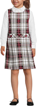 Girls Plaid Jumper for School Uniforms - Soft, Wrinkle-Resistant