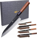 Findking Chefs Knives Set and Edge Guards - 8PCS Dynasty Series