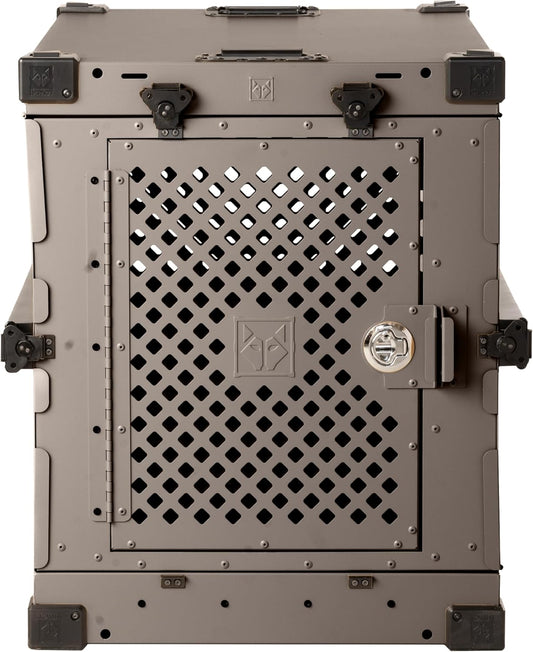 Collapsible Dog Crate - Foldable Heavy Duty Kennel for Medium Dogs