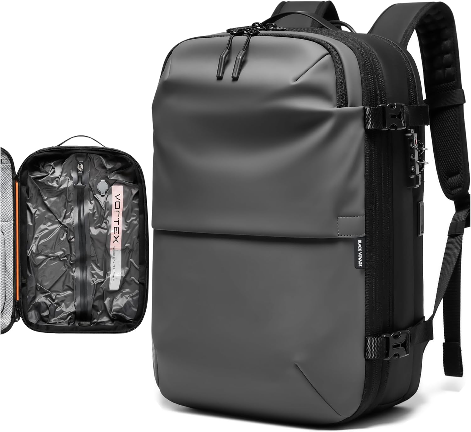 Vortex Vacuum Seal Travel Backpack 60L with Compression System