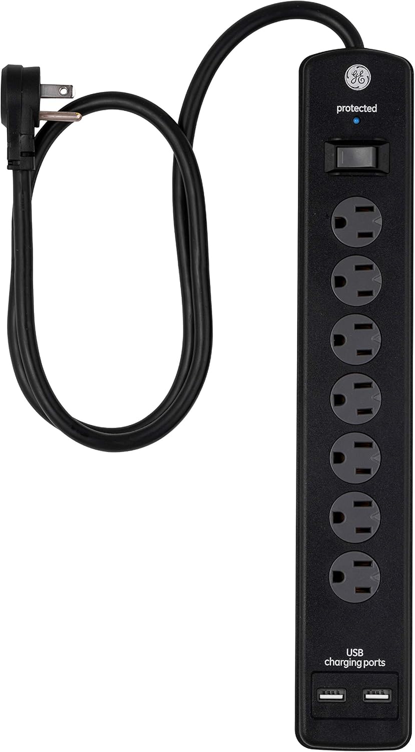 GE 7-Outlet Surge Protector: Ultimate Power Protection