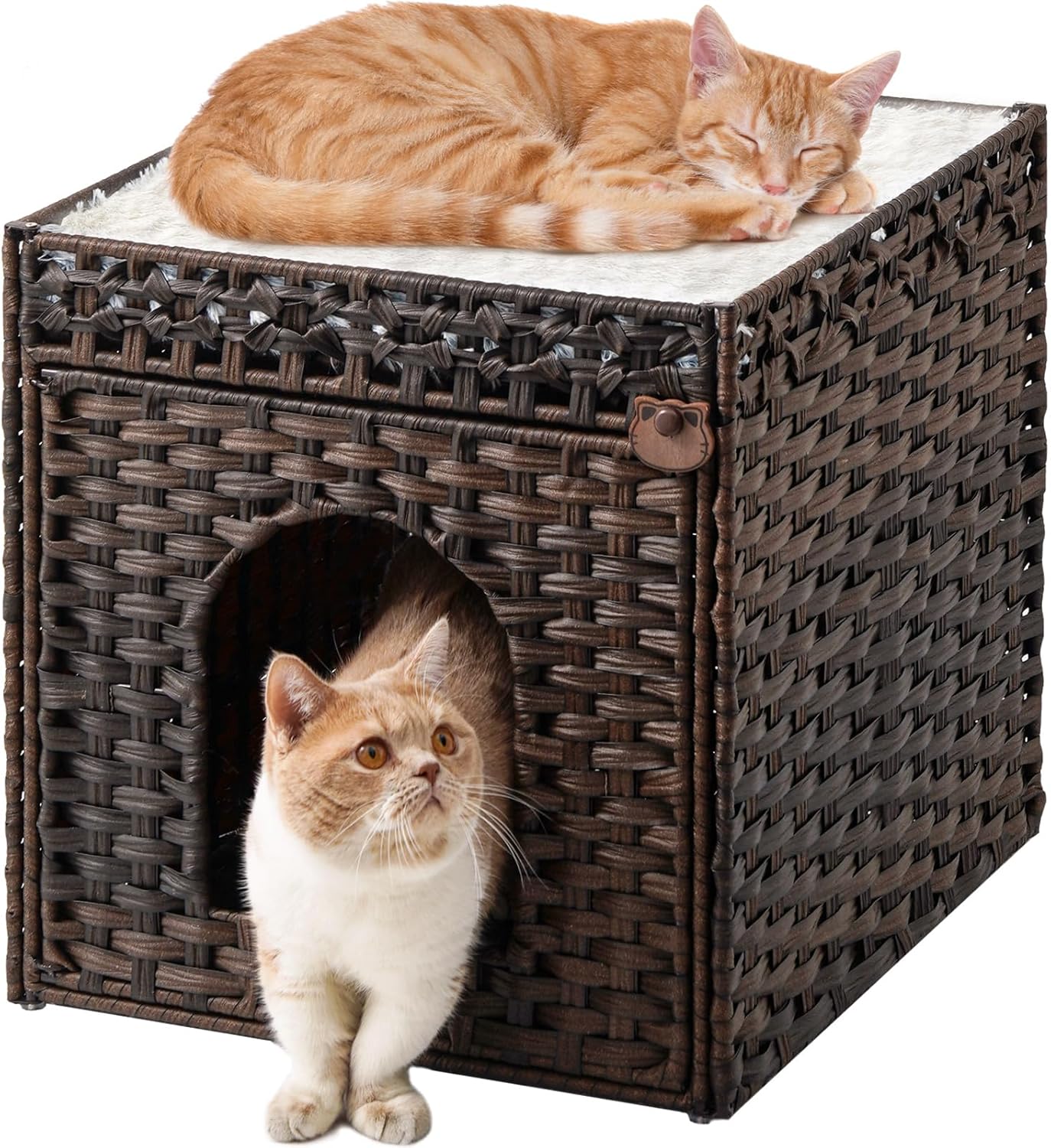 Extra Large Cat Beds for Indoor Cats with Cozy Cushions