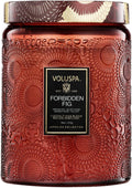 Voluspa Forbidden Fig Large Candle Jar - 18 oz Coconut Wax
