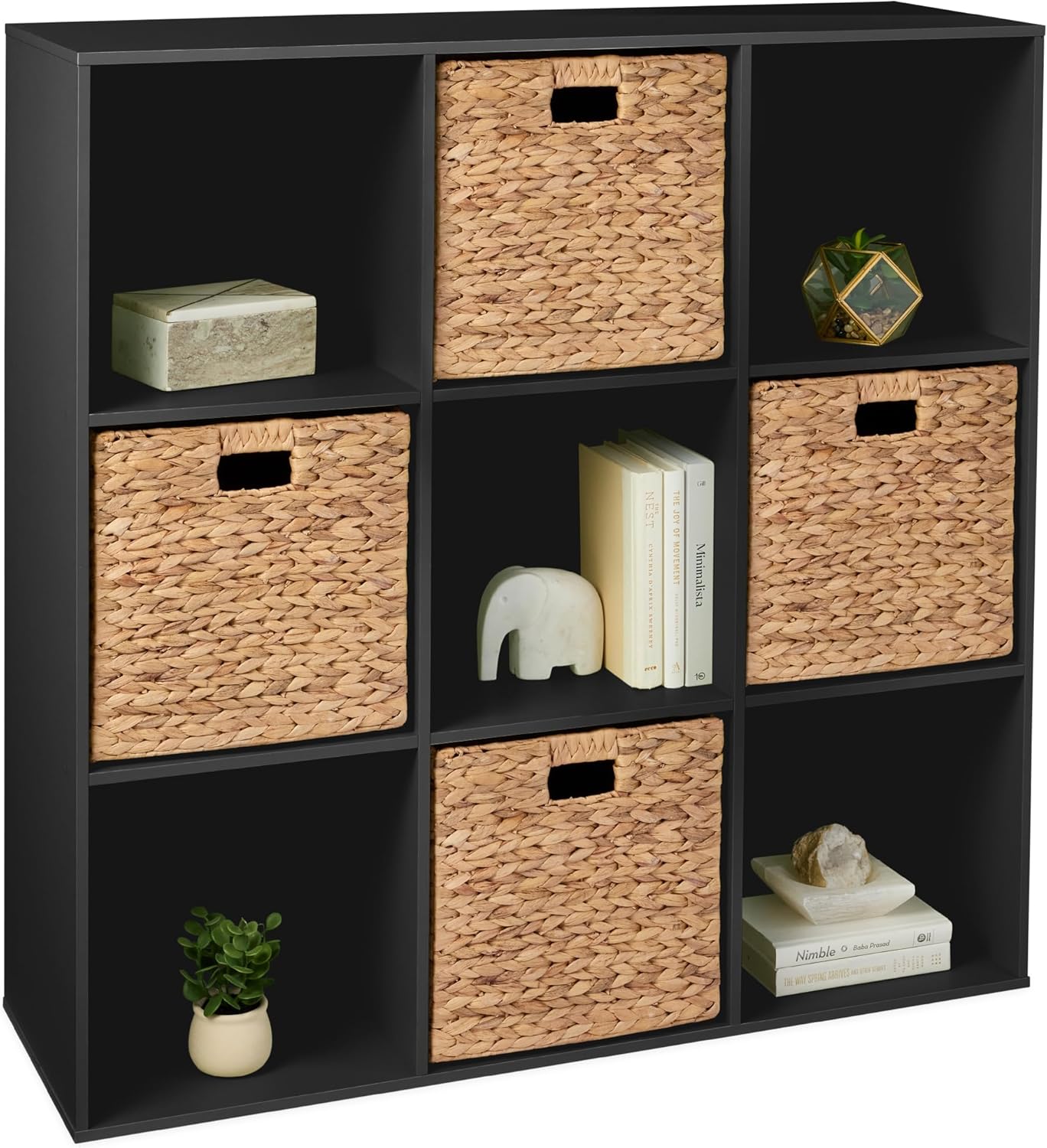 9-Cube Storage Organizer for Customizable Home Decor Needs