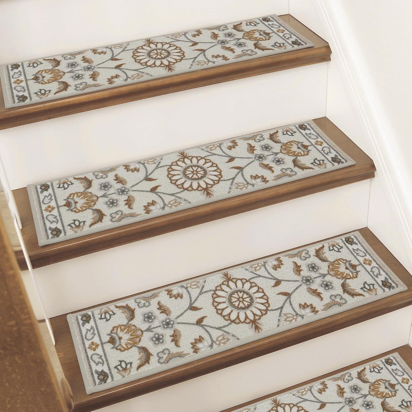 BEQHAUSE Non-Slip Stair Treads for Wooden Steps - 15pcs