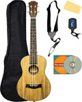 Barcelona Walnut Tenor Ukulele Bundle with Accessories - Ready to Play