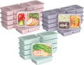 Meal Prep Containers 60-Piece Kit - Reusable Portion-Controlled Set