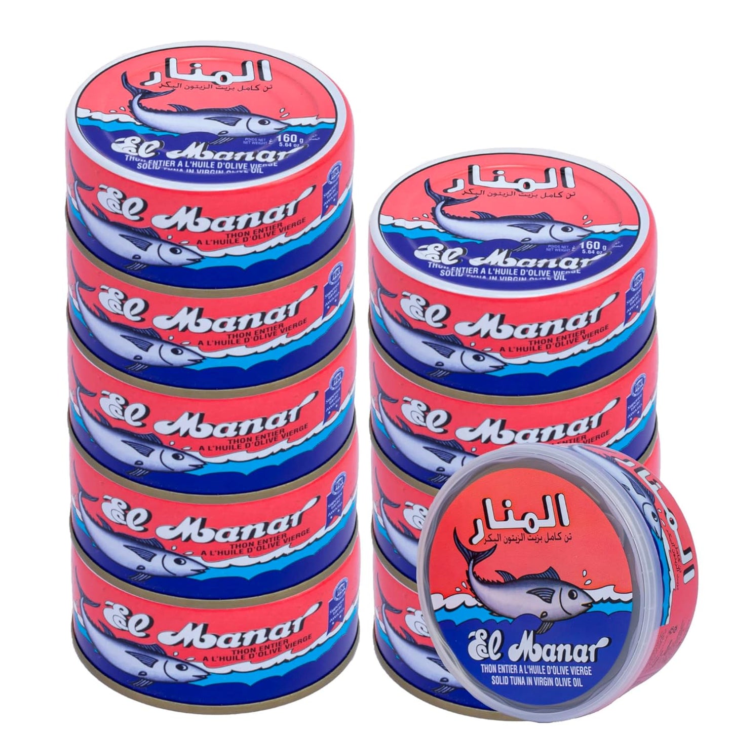 Solid Tuna in Virgin Olive Oil - Premium Canned Tuna Fish