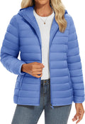 YUCOLEN Women's Puffer Jacket with Hood - Lightweight Warm Quilted is