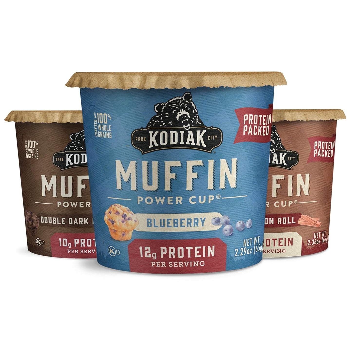 Kodiak Cakes Minute Muffin Cup Variety Pack - 100% Whole Grains
